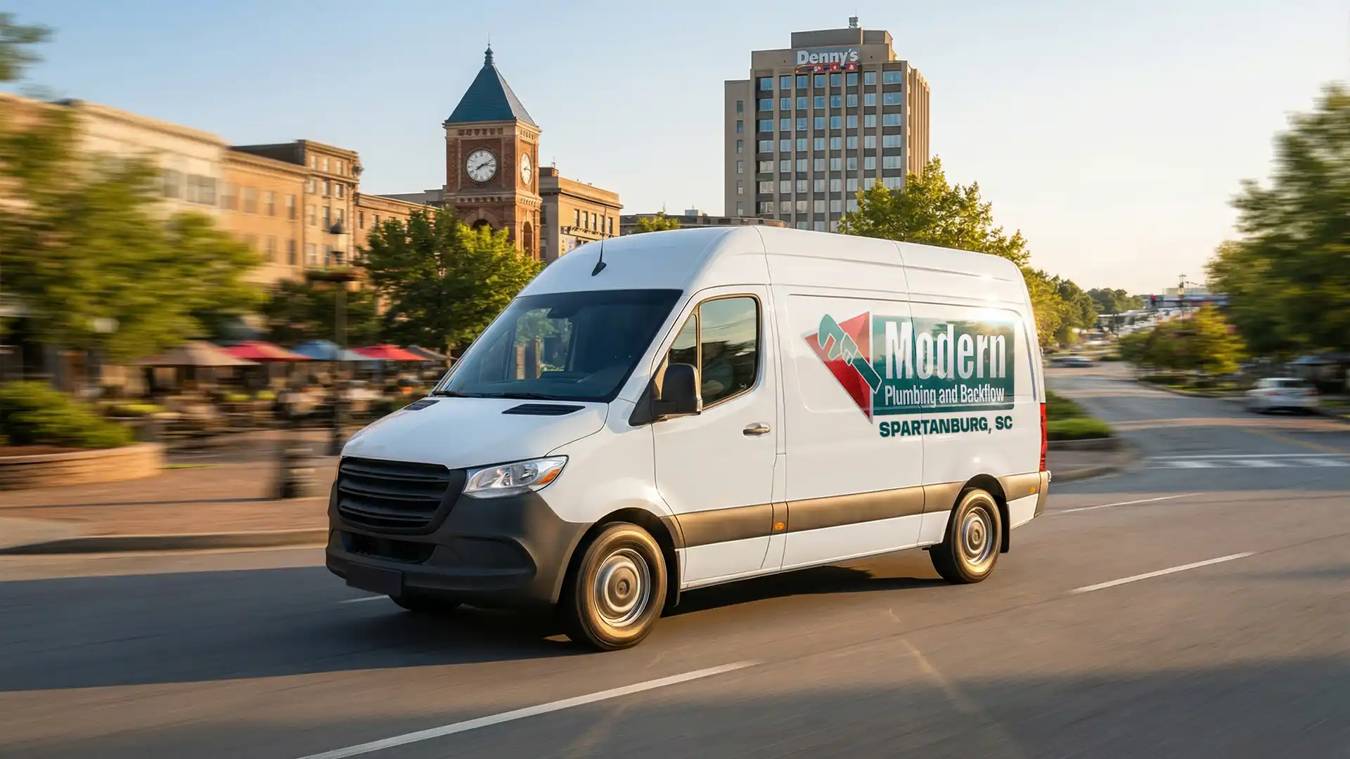 van for plumbing services in Spartanburg, South Carolina
